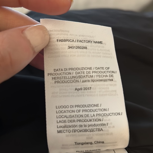 ADD Down Puffer Jacket Italy Raccoon Fur Hooded Color: Black -size 14Y/S - Picture 10 of 16